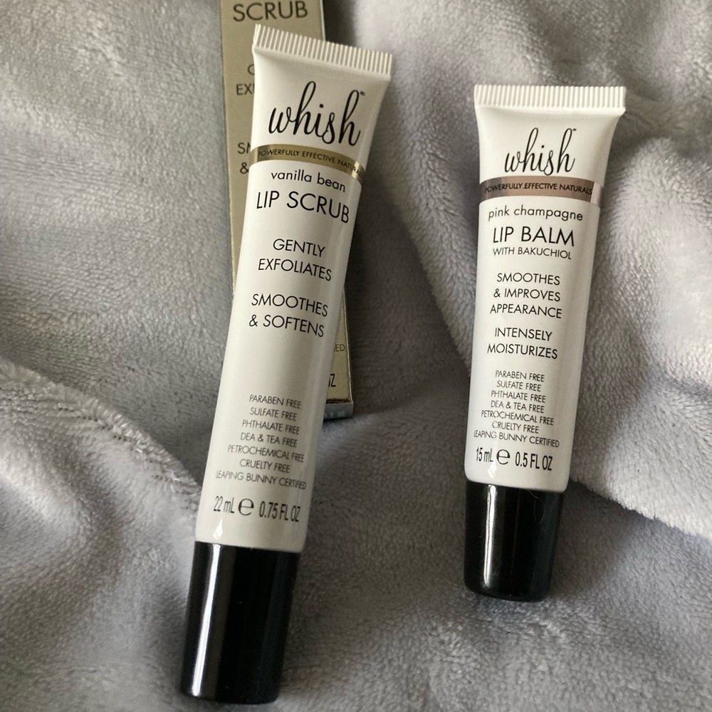 Whish Lip Scrub & Lip Balm